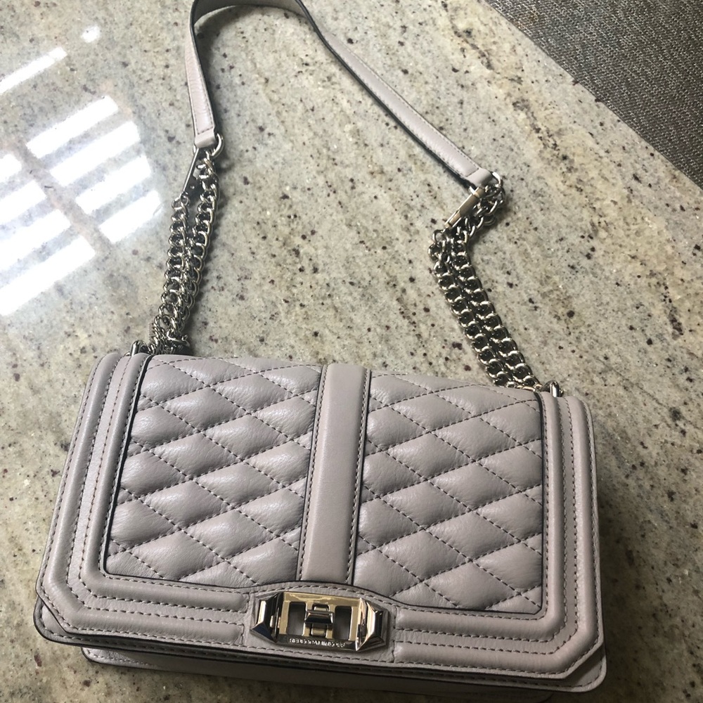 Auth. Rebecca Minkoff Classic Quilted Love Bag!